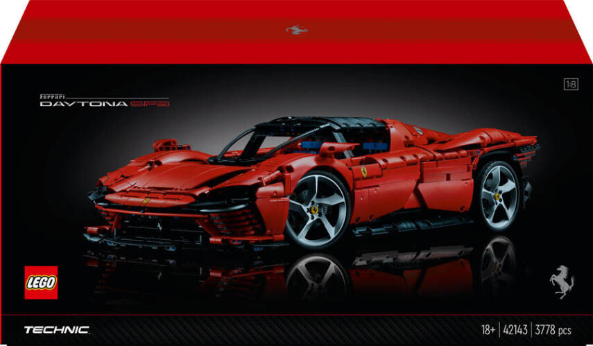 42143 LEGO Technic Ferrari Daytona SP3, Yetişkinler için bir Süper Araba Modeli Yapım ve Sergileme - 4