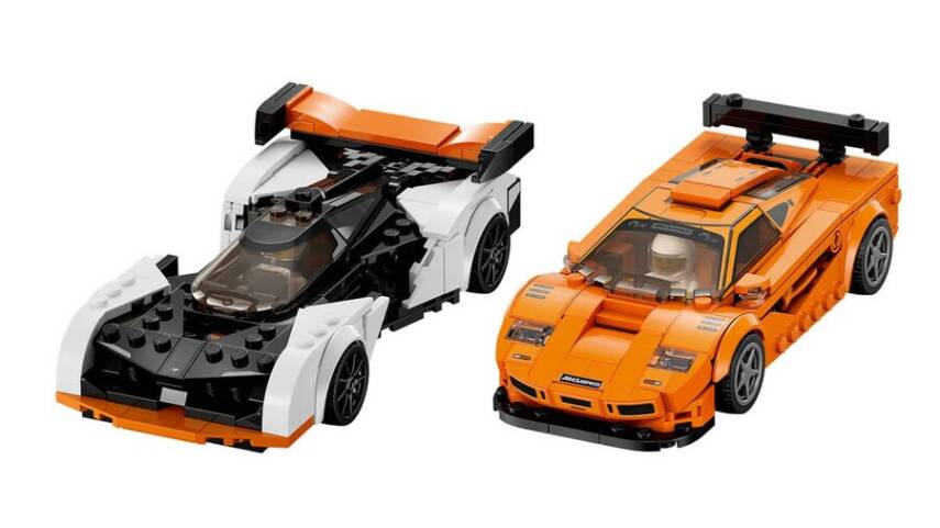 76918 LEGO® Speed Champions McLaren Solus GT ve McLaren F1 LM - 3