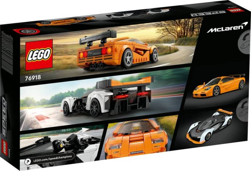 76918 LEGO® Speed Champions McLaren Solus GT ve McLaren F1 LM - 7
