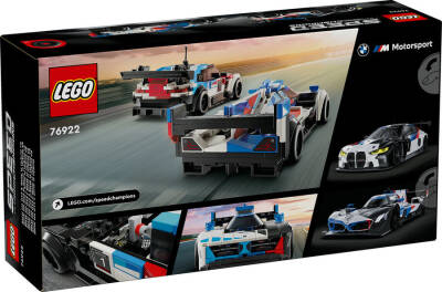 76922 LEGO® Speed Champions BMW M4 GT3 ve BMW M Hybrid V8 Yarış Arabaları - 3