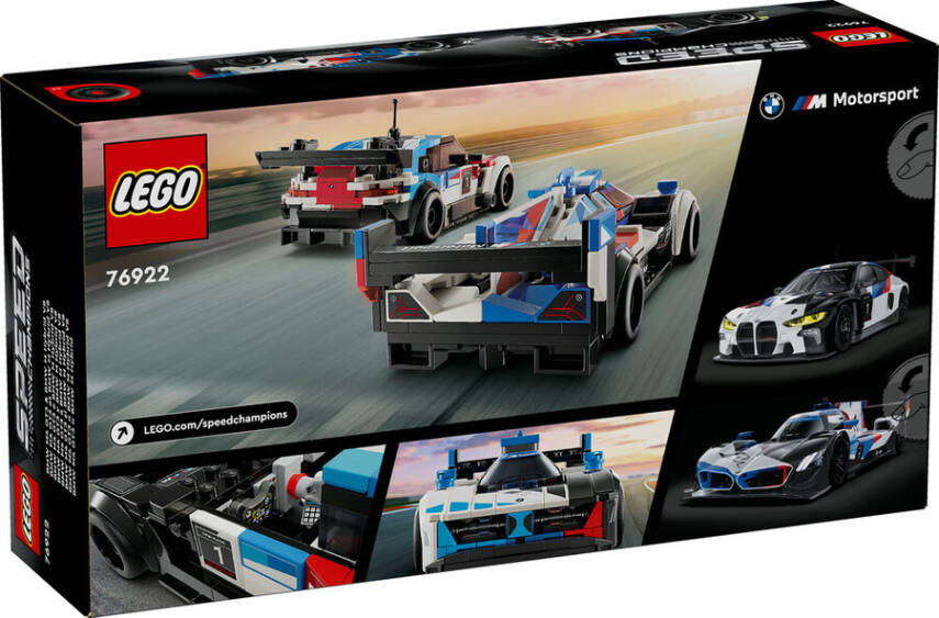 76922 LEGO® Speed Champions BMW M4 GT3 ve BMW M Hybrid V8 Yarış Arabaları - 3