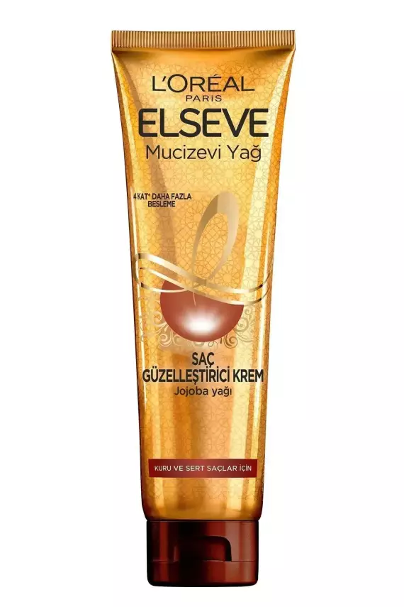 Elseve Mucizevi Yağ Güzelleştirici Saç Kremi (Kuru ve Sert Saçlar İçin) 150 ml - 2