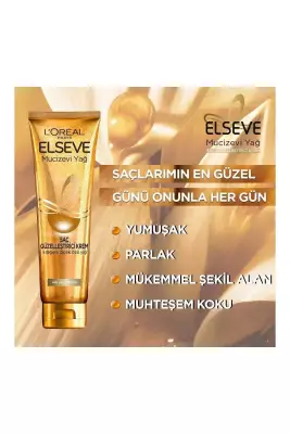Elseve Mucizevi Yağ Güzelleştirici Saç Kremi (Kuru ve Sert Saçlar İçin) 150 ml - 4