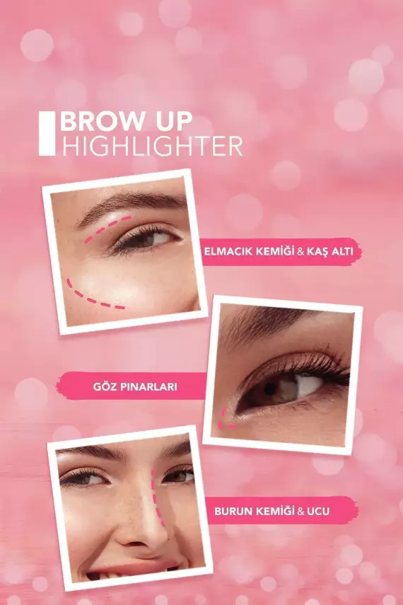 Flormar Asansörlü Aydınlatıcı Kaş Kalemi Gümüş -brow Up Highlighter Pencil-001 Diamond - 5