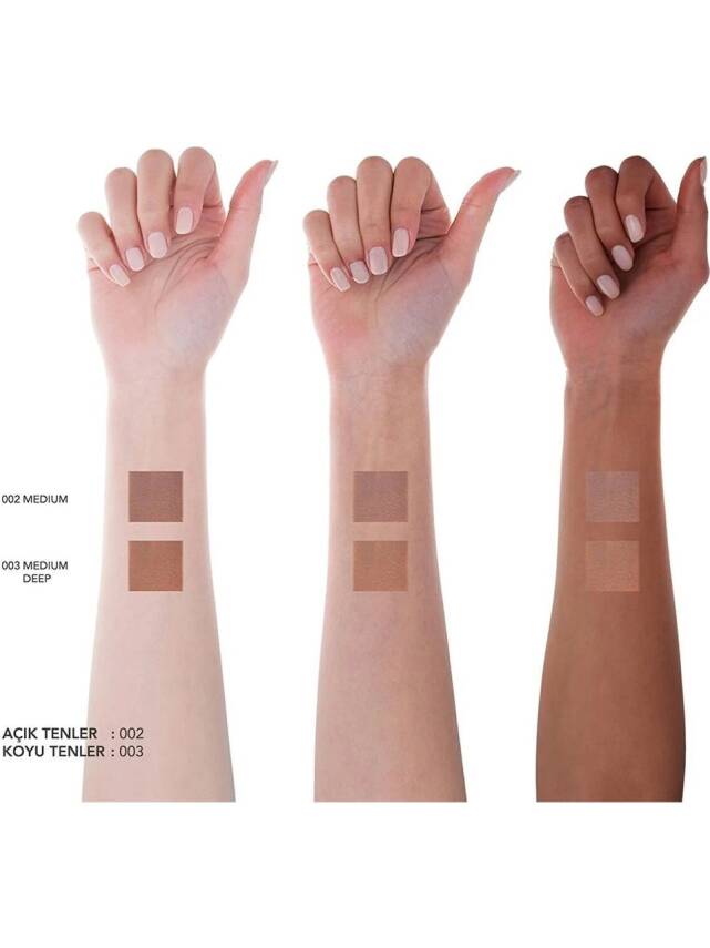 Flormar Contour Stick Yoğun Pigmentli ve Yumuşak Dokulu Stick Kontür (ORTA TON) - Stick Contour - (002 Medium) - 4