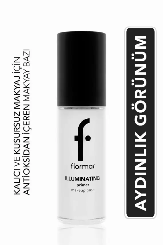 Flormar Illuminating Primer Aydınlık Görünüm Veren Kremsi Makyaj Bazı (001 White-Classic) - 1