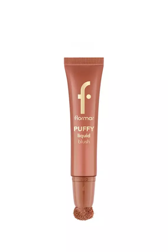 Flormar Puffy Nemlendirici Etkili & Parlak Bitişli Sünger Aplikatörlü Likit Allık – 003 Rosy Glow - 2