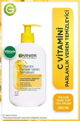 Garnier C Vitamini Parlaklık Veren Temizleyici 250 ML (C Vitamini + Gliserin) - 1