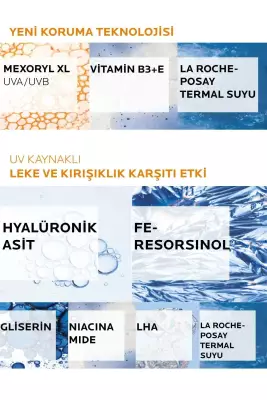 La Roche-Posay Anthelıos Age Correct Tinted Cream SPF50+ Uv Kaynaklı Leke ve Kırışıklık Karşıtı-50ml Renkli Güneş Koruyucu - 2