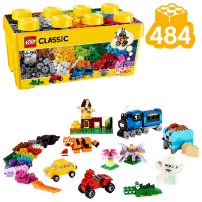 LEGO ® Classic Orta Boy Yaratıcı Parçalar Yapım Kutusu 10696 - Çocuklar için Yapım Seti (484 Parça) - LEGO®
