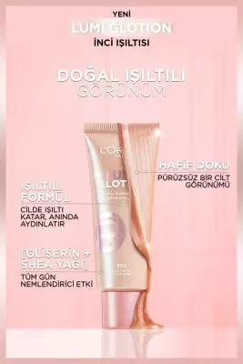 L’Oréal Paris Glotion All-in-one Doğal Işıltı 902 - Light Glow 40 ml - 3