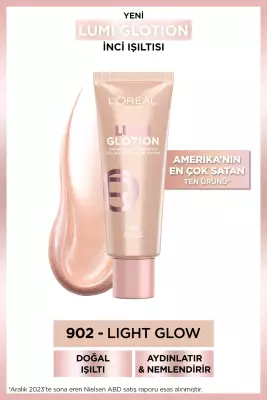 L’Oréal Paris Glotion All-in-one Doğal Işıltı 902 - Light Glow 40 ml - 1