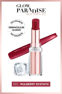 L’Oréal Paris Glow Paradise Balm-in-Lipstick- Işıltı Veren Ruj 353 Mulberry Ecstatic - L'Oreal Paris