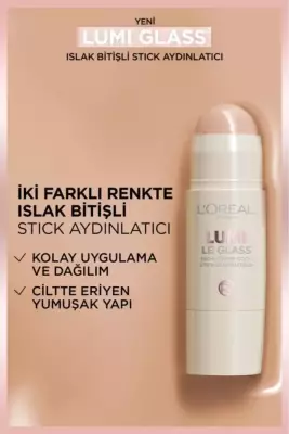 L'Oréal Paris Lumi Glass Islak Bitişli Stick Aydınlatıcı - 620 Glassy Pink Ballet - 3