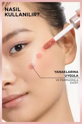 L'Oreal Paris Lumi Blush Likit Allık - 635 Glowy Worth It Medium - 3