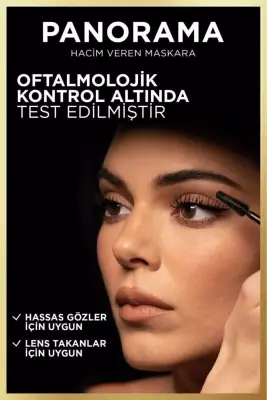 L'Oreal Paris Panorama Hacim Veren Maskara Siyah - 7