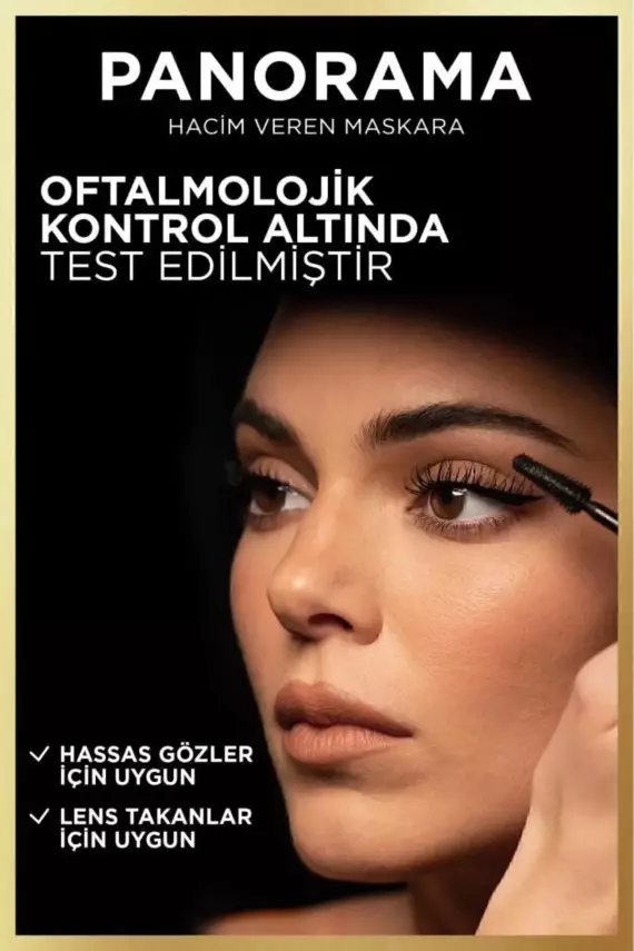 L'Oreal Paris Panorama Hacim Veren Maskara Siyah - 7