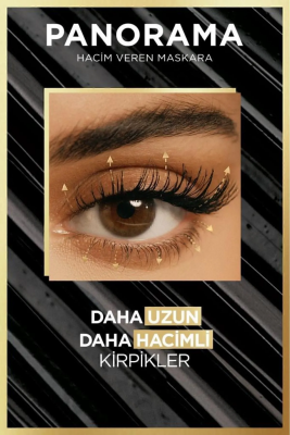 L'Oreal Paris Panorama Hacim Veren Maskara Siyah - 3