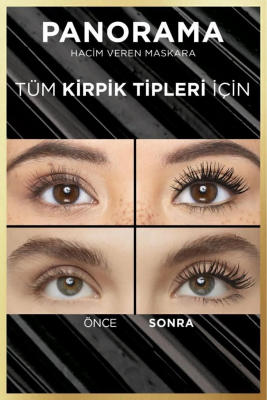 L'Oreal Paris Panorama Hacim Veren Maskara Siyah - 4