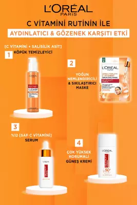 L'Oreal Paris Revitalift Clinical C Vitamini + Salisilik Asit Aydınlatıcı ve Gözenek Karşıtı Köpük Temizleyici - 4