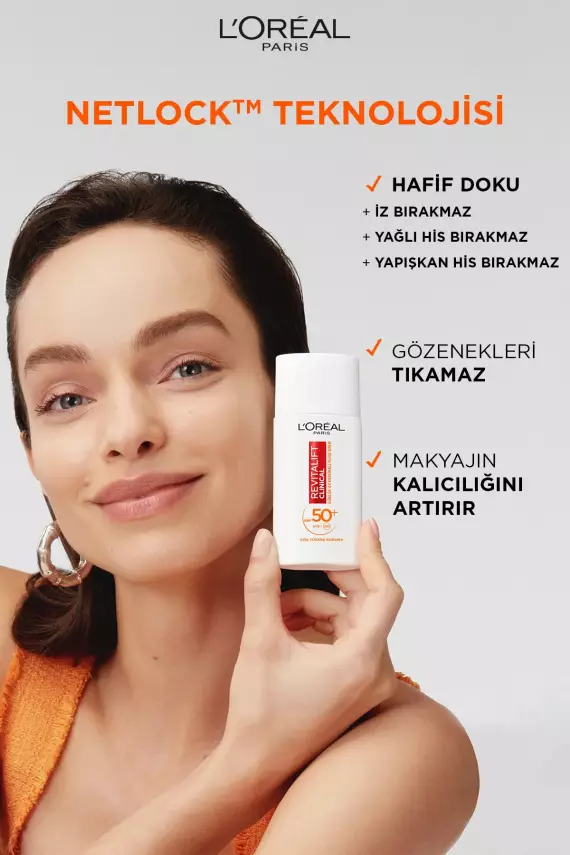 L'Oreal Paris Revitalift Clinical SPF 50+ Günlük Yüksek UV Korumalı Yüz Güneş Kremi 50ml - 8
