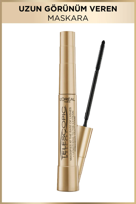 L'Oreal Paris Telescopic Gold Maskara - Siyah - 1