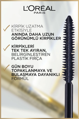 L'Oreal Paris Telescopic Gold Maskara - Siyah - 2