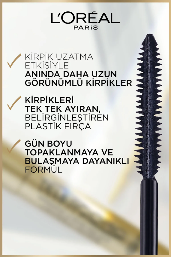 L'Oreal Paris Telescopic Gold Maskara - Siyah - 2