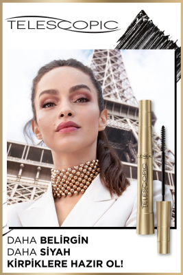 L'Oreal Paris Telescopic Gold Maskara - Siyah - 5