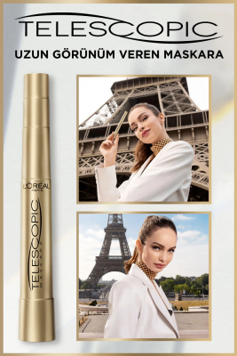 L'Oreal Paris Telescopic Gold Maskara - Siyah - 3