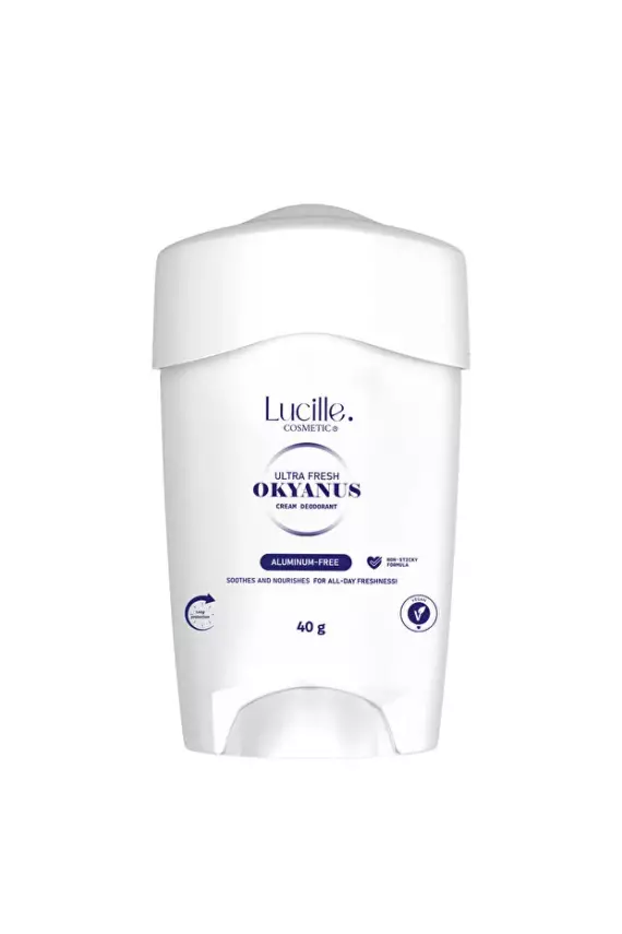 Lucille %100 Vegan Okyanus Esanslı Krem Deodorant 40 ml – Alüminyumsuz, Erkeklere Özel Doğal Ferahlık - 2