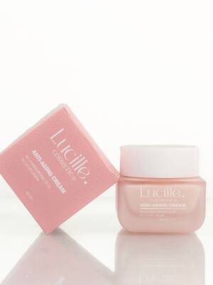 Lucille Anti-Aging Yaşlanma Karşıtı Krem – Kolajen & Hyalüronik Asit İçerikli – 50 ml – %100 Vegan Formül - Lucille Cosmetic