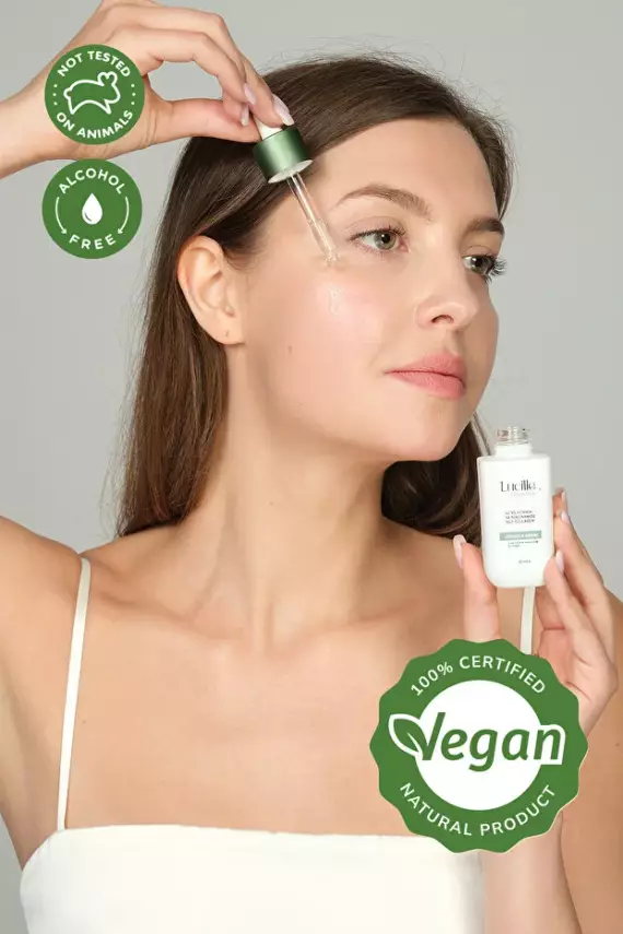 Lucille B Vitamin Serum - Niacinamide ve Kolajen İçerikli - Cilt Aydınlatıcı ve Sıkılaştırıcı( Vegan İçerikli ) - 30 Ml - 3