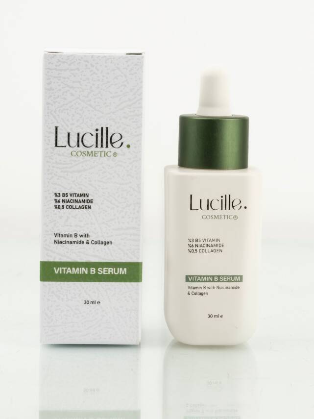 Lucille B Vitamin Serum - Niacinamide ve Kolajen İçerikli - Cilt Aydınlatıcı ve Sıkılaştırıcı( Vegan İçerikli ) - 30 Ml - 11