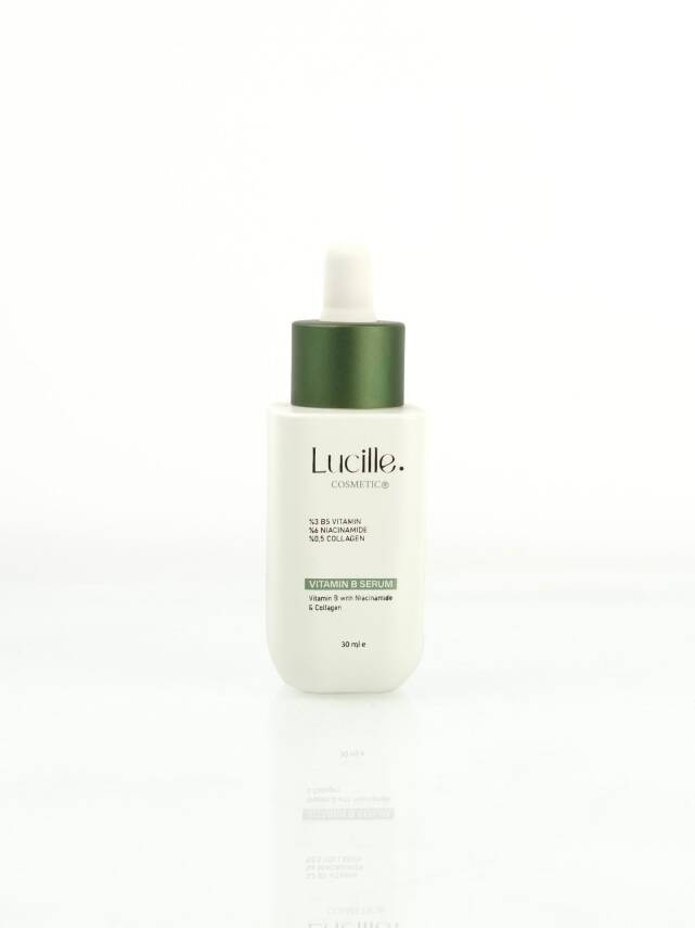 Lucille B Vitamin Serum - Niacinamide ve Kolajen İçerikli - Cilt Aydınlatıcı ve Sıkılaştırıcı( Vegan İçerikli ) - 30 Ml - 10