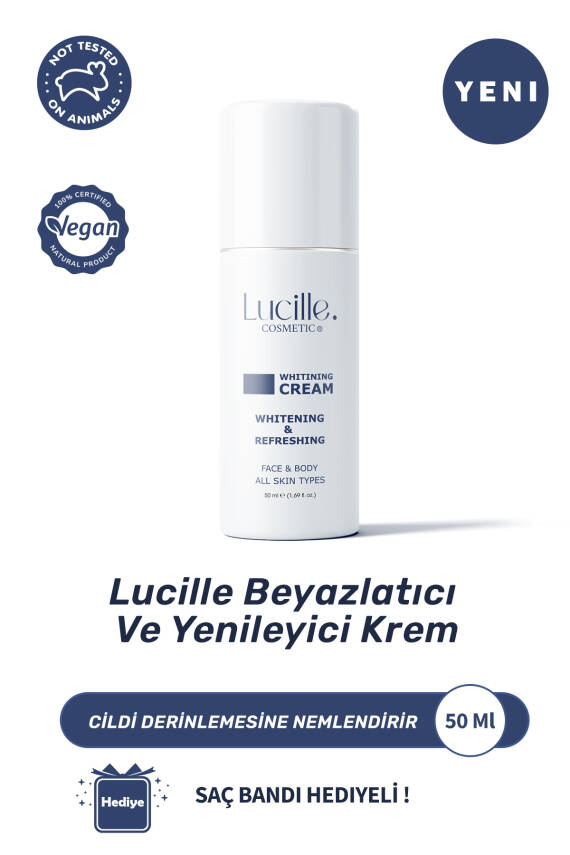 Lucille Beyazlatıcı ve Yenileyici Krem – Arbutin İçerikli – 50 ml – Yüksek Etkili Formül - 1