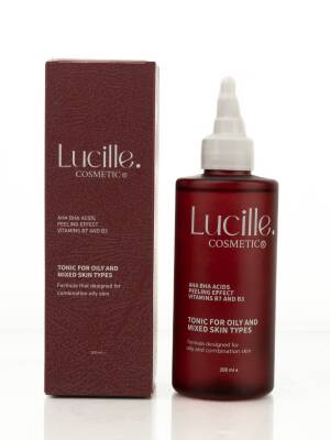 Lucille Gözenek Sıkılaştırıcı Tonik – AHA + BHA & Vitamin Kompleksi İçerikli – 200 ml – %100 Vegan Formül (Yağlı ve Karma Ciltler için) - 5