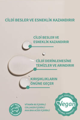 Lucille Gözenek Sıkılaştırıcı Tonik – Kolajen & Vitamin İçerikli – 200 ml – %100 Vegan Formül (Kuru ve Normal Ciltler için) - 3