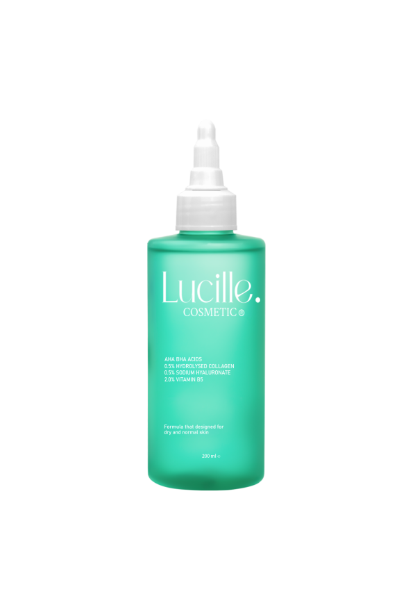 Lucille Gözenek Sıkılaştırıcı Tonik – Kolajen & Vitamin İçerikli – 200 ml – %100 Vegan Formül (Kuru ve Normal Ciltler için) - 4