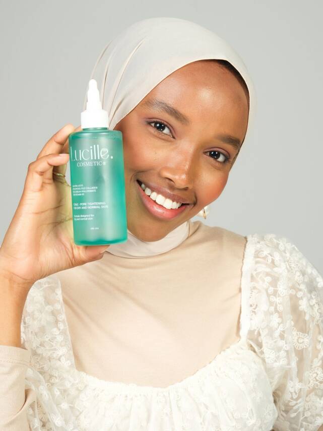 Lucille Gözenek Sıkılaştırıcı Tonik – Kolajen & Vitamin İçerikli – 200 ml – %100 Vegan Formül (Kuru ve Normal Ciltler için) - 5