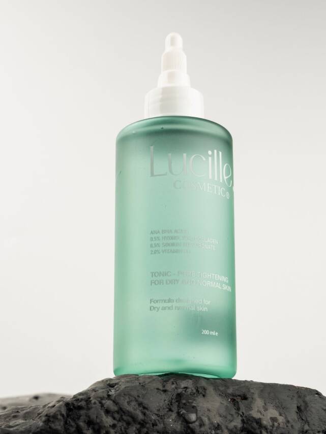 Lucille Gözenek Sıkılaştırıcı Tonik – Kolajen & Vitamin İçerikli – 200 ml – %100 Vegan Formül (Kuru ve Normal Ciltler için) - 7