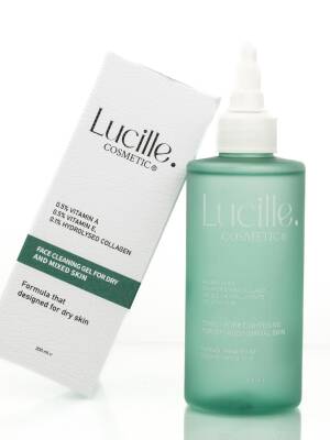Lucille Gözenek Sıkılaştırıcı Tonik – Kolajen & Vitamin İçerikli – 200 ml – %100 Vegan Formül (Kuru ve Normal Ciltler için) - Lucille Cosmetic