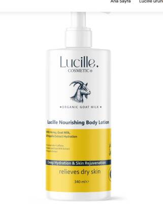 Lucille Keçi Sütü & Ballı Nemlendirici Vücut Losyonu – 250 ml – %100 Vegan Formül & Niacinamide İçerikli - 5