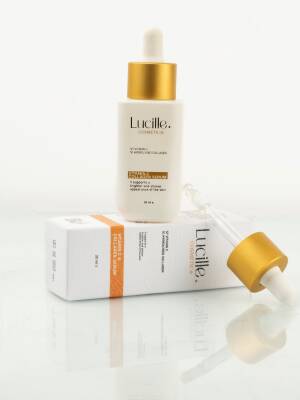 Lucille Vitamin C Serum 30ml | Kolajen İçerikli %100 Vegan Aydınlatıcı Serum - 11
