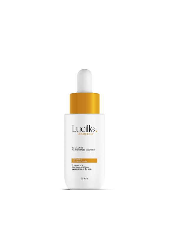 Lucille Vitamin C Serum 30ml | Kolajen İçerikli %100 Vegan Aydınlatıcı Serum - 12