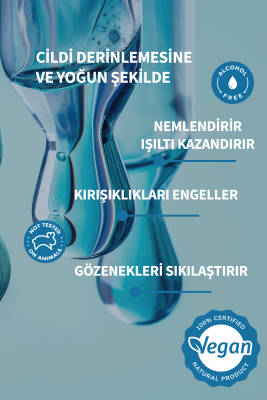 Lucille Yoğun Nemlendirici Hyalüronik Asit Serumu – Niacinamide & Kolajen İçerikli 30 ml | Derin Nem & Gençlik Etkisi | %100 Vegan - 2