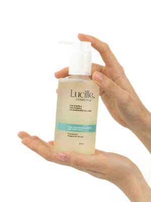 Lucille Yüz Yıkama Jeli – Kolajen & Vitamin İçerikli – 200 ml – %100 Vegan Formül (Kuru ve Karma Ciltler için) - 8
