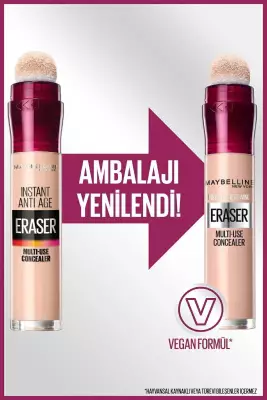Maybelline New York Instant Anti Age Eraser Kapatıcı - 00 Ivory 6.8 Ml - 7