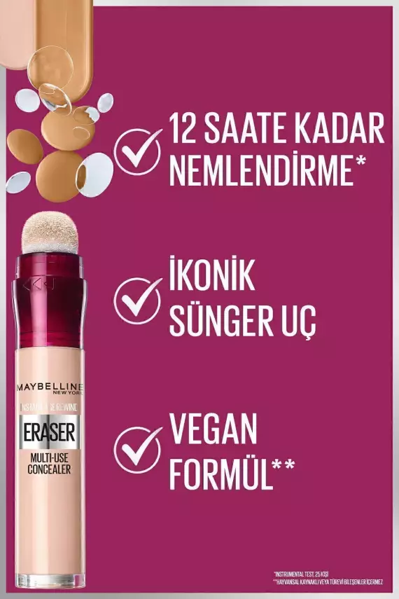 Maybelline New York Instant Anti Age Eraser Kapatıcı - 00 Ivory 6.8 Ml - 8