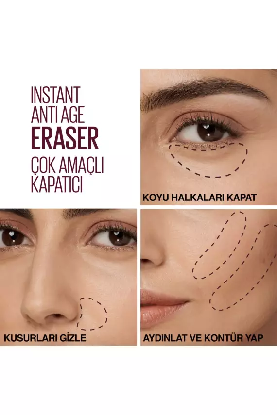 Maybelline New York Instant Anti Age Eraser Kapatıcı - 01 Light Concealer 6.8 Ml - 9